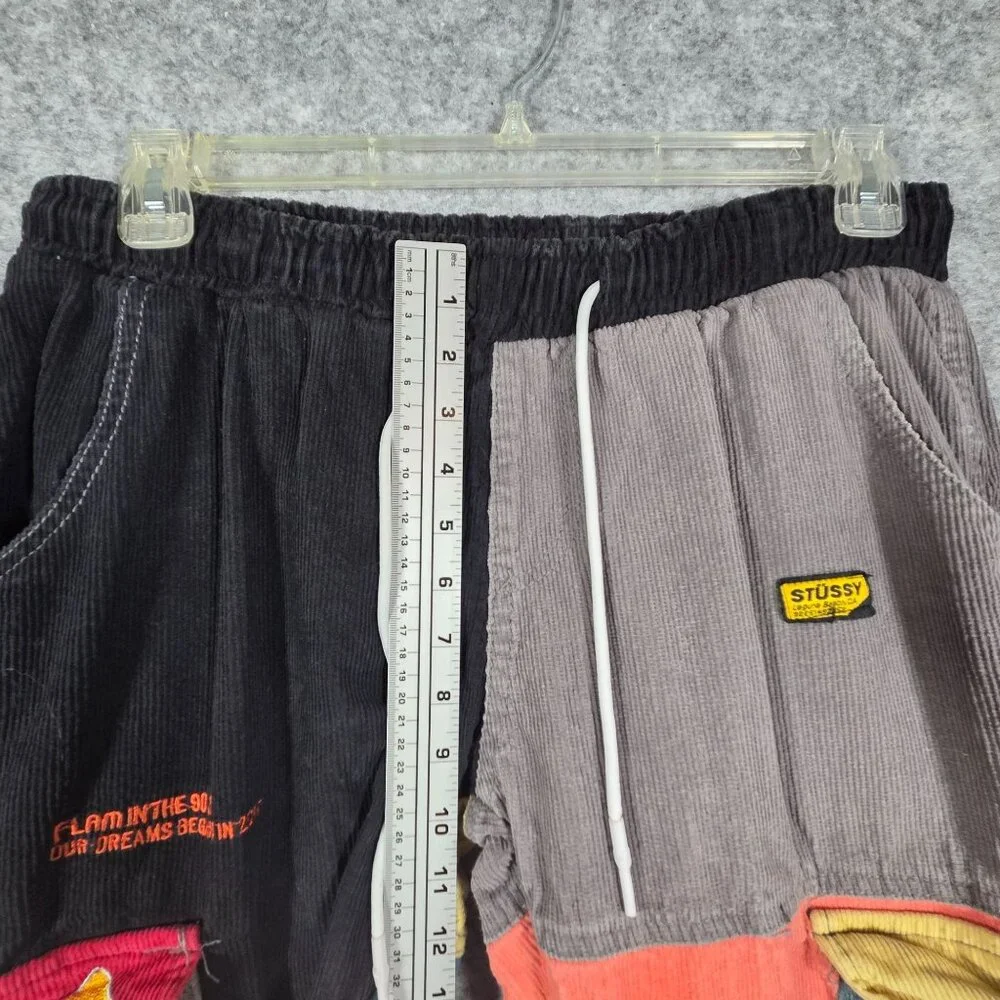 Men's Colorblock Patchwork Jogger Pants - Multicolor - Picture 3 of 8